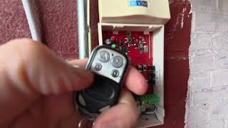How to Pair new Garage Key Fob Opener to NVM Module system