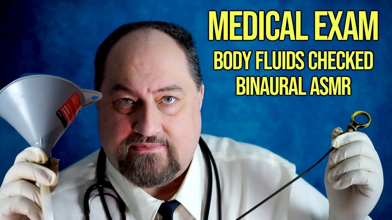 Medical Exam | Body Fluids Checked | Binaural ASMR