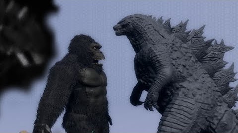 Project Kaiju Kong Done and MV Godzilla Beam+MG21