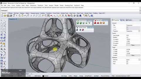 Rhino 5 Subdivision modelling (Weaverbird) Demo 1