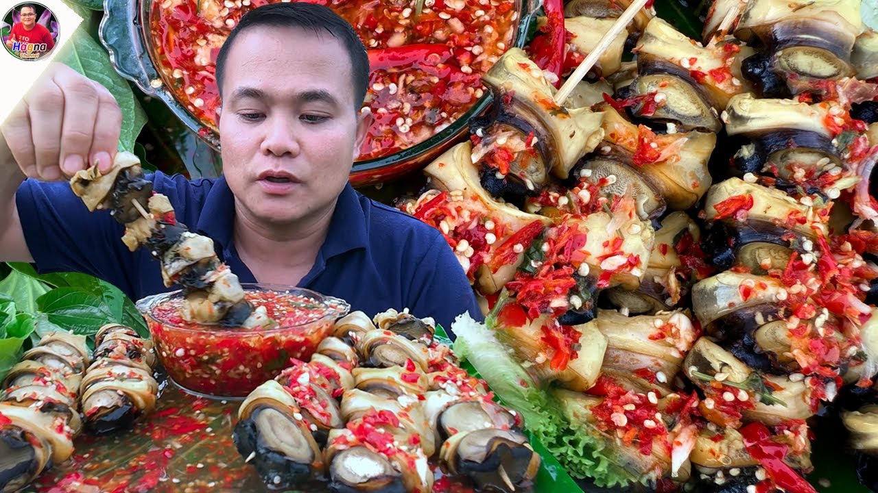 ย่างหอยเสียบไม้หัวใหญ่ๆ กรอบกรุบแซ่บๆ นัวๆ คักหลาย