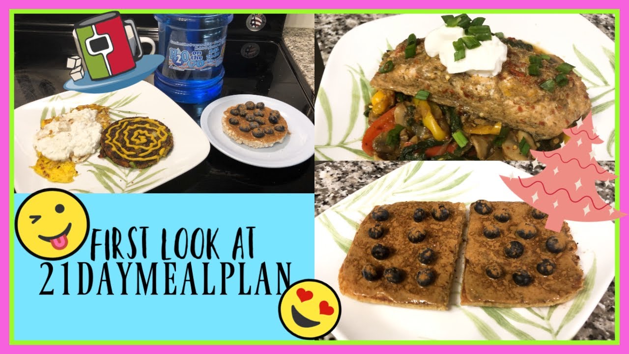 FIRST TIME COOKING MY 21DAYMEALPLAN MEALS! VLOGMAS DAY 2 - YouTube