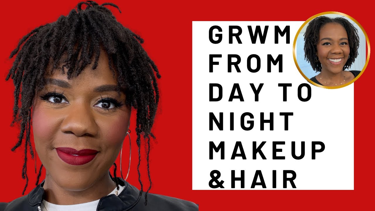 From Day to Night: Makeup & Microlocs Transformation!