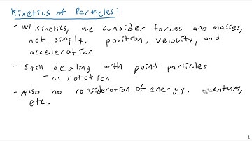 Kinetics of Particles, Linear Momentum - Part 1 - Engineering Dynamics