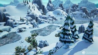 [Thunder Cloud] Environment game design - Iceground screenshot 5
