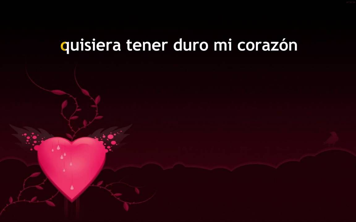 CORAZON DE PIEDRA - TONY ROSADO - with LYRICS