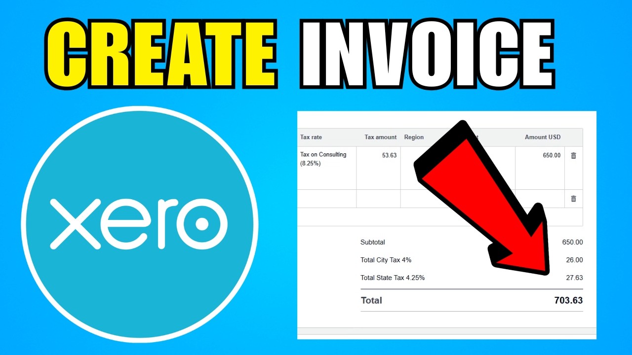 How To Create An Invoice In Xero (2026) (Complete Guide) - YouTube