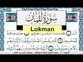 تحفيظ سورة لقمان Surah Lokman كل صفحة مكررة 3 مرات للحفظ ماهر المعيقلي Maher Al Muaiqly mp3