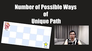 Dynamic Programming | Number of Possible Ways | Example 3 Unique Path