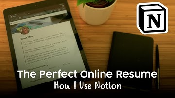 Create The Perfect Resume Using Notion I Get The Interview