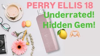 UNDERRATED BEAUTIFUL CITRUS FRAGRANCE -Perry Ellis 18 perfume review- Hidden Gem