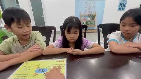 Tiếng Anh Giao Tiếp Tại Phan Thiết: Billy, Mango and Cherry practice reading phonics: G - g