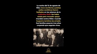 Stalin fusiló a 13 poetas judíos en una noche — y nadie supo hasta 3 años después ✍️ #URSS