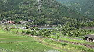 2024.6.8 3084レ EF64 1037 根雨－黒坂
