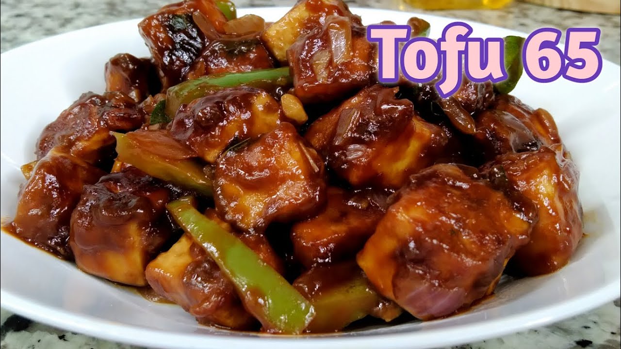 TOFU 65 TAMIL RECIPE TOFU RECIPE டோஃபு 65 RESTAURANT STYLE TOFU
