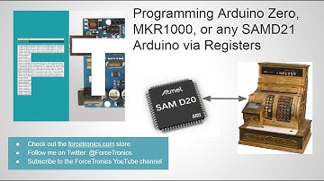 Programming Arduino Zero, MKR1000, or any SAMD21 Arduino via Registers