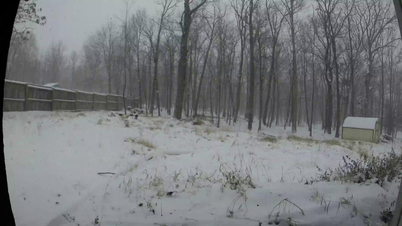 Winter Storm Gail Cumberland, Maryland Snow Fall Time Lapse