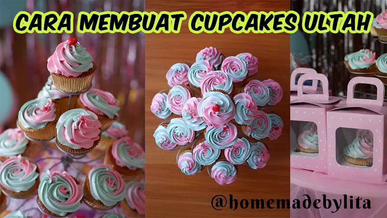 Cara Membuat Cupcakes Ulang Tahun Kue Ulang Tahun Cupcake Mudah YouTube