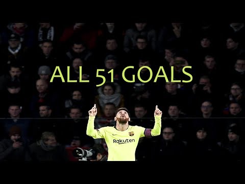 Lionel Messi ● All 51 Goals in 2018 ● With Commentaries