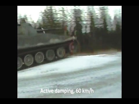 BAE Systems - CV90 Infantry Fighting Vehicle F1 Racing Suspension Testing [480p]