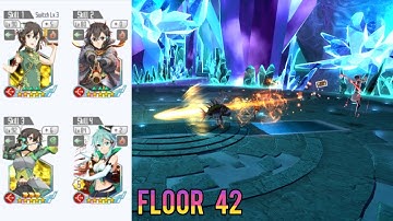 SAOIF : Fire Element! My Bow Set Skill Record for 42F(MOD, Connect & Awakening)