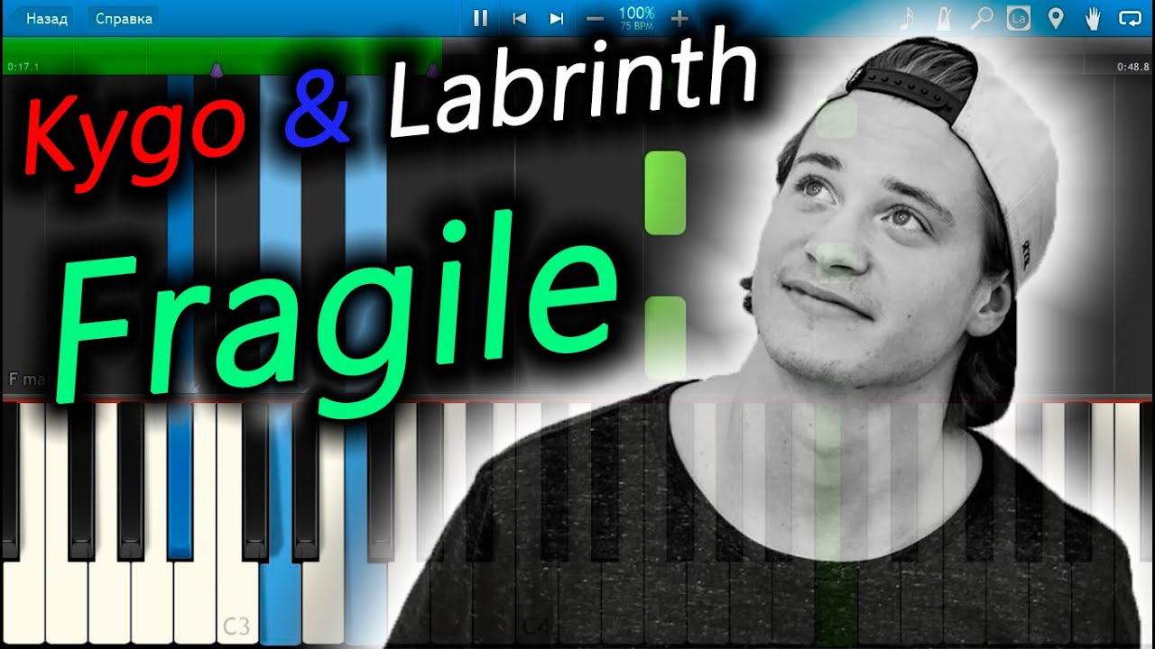 Kygo & Labrinth Fragile [Piano Tutorial] Synthesia YouTube