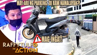 TINANGAY ANG MOTOR NIYA SA LOOB NG PARKING!