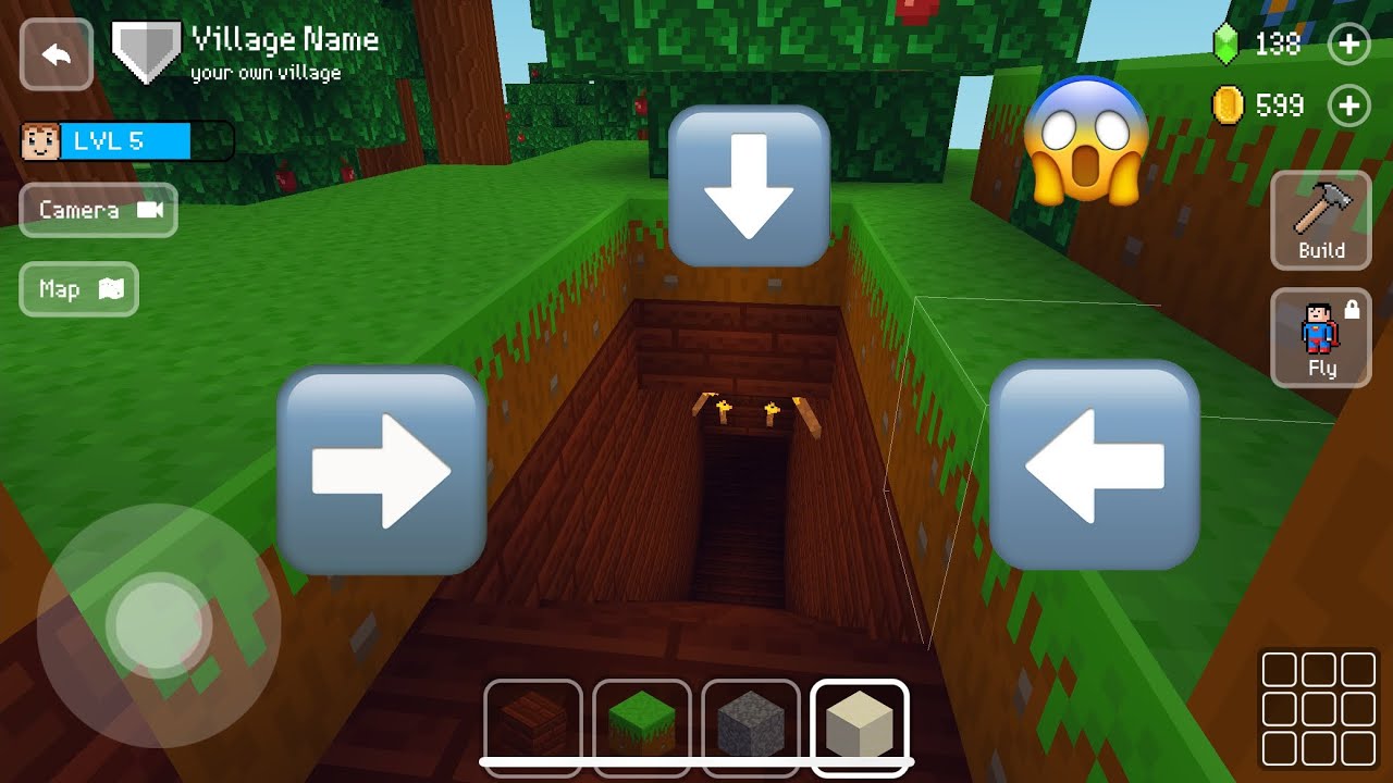 What Do You Think I Built Underground in Block Craft?