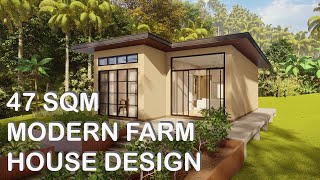 47 SQM MODERN FARM HOUSE DESIGN | Konsepto Designs