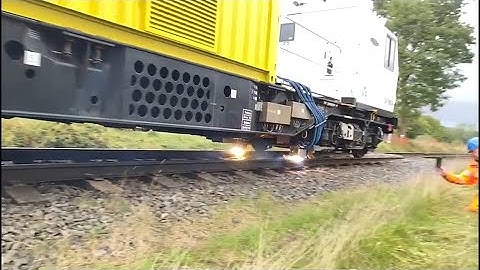 Laser and plasma jets zapping leaves on the line.