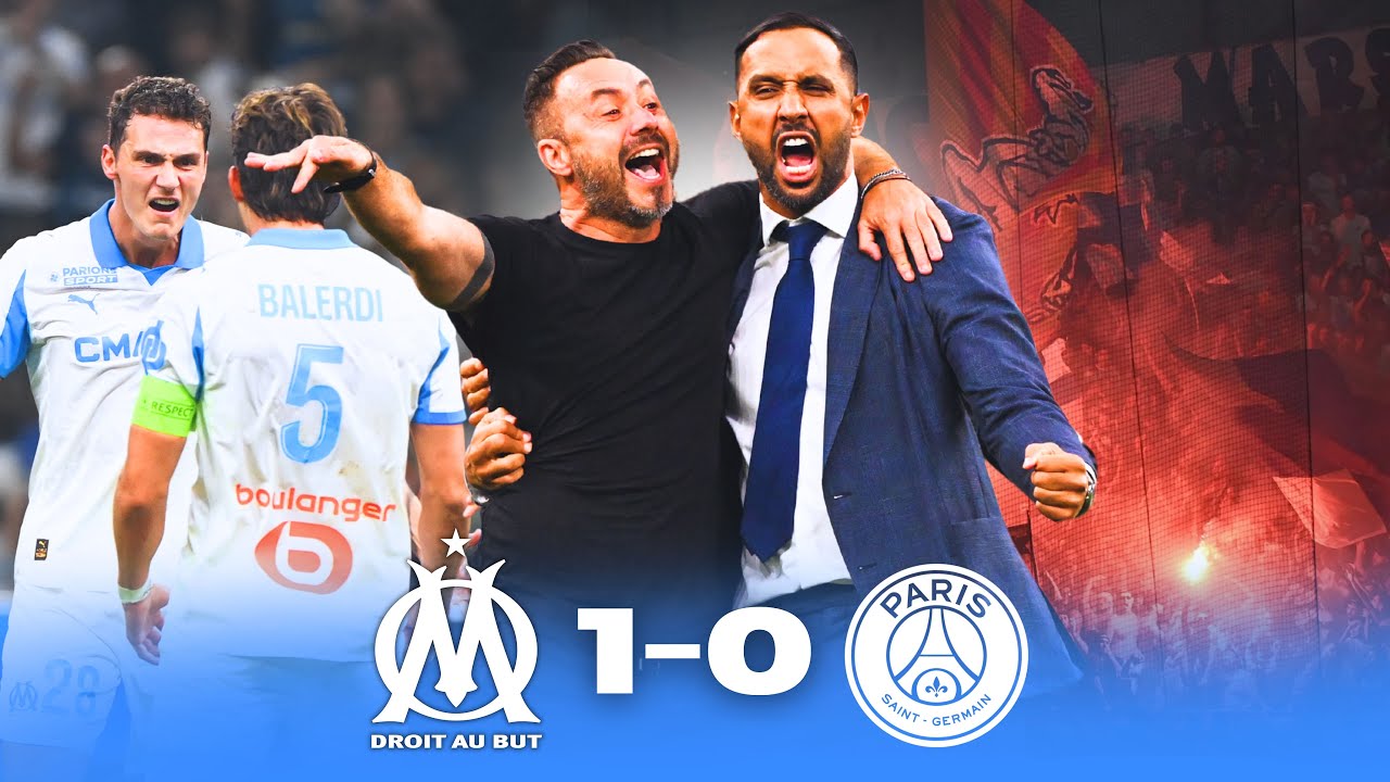 𝐕𝐋𝐎𝐆 OM 1-0 PSG • Sous TENSION dans un VÉLODROME BOUILLANT, l'OM fait TOMBER le PSG ! • HD
