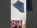 जींस से बनाई बच्ची की फ्रॉक 😱 jeans design #reaction #shorts #viralvideos
