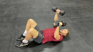 Alternating Dumbbell Floor Press