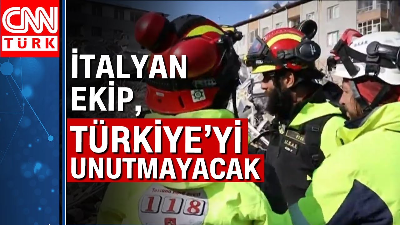 İtalyan kurtarma ekibi Türk halkını böyle övdü