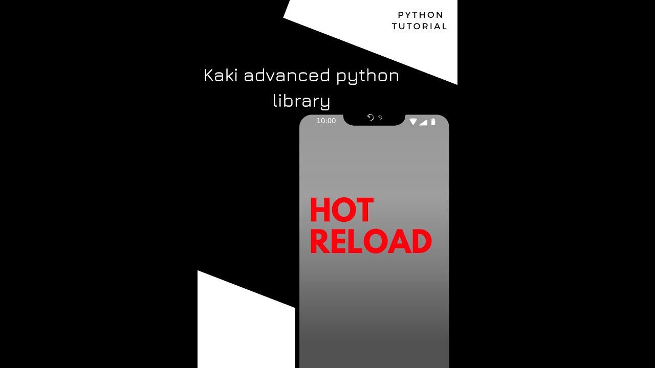 Hot reload in kivy and kivymd - YouTube