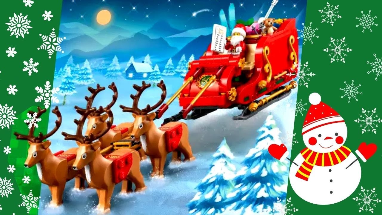 LEGO 40499 Сани Деда Мороза Обзор набора лего