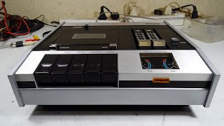 DECK TAPE PLAYER CASETERA PHILIPS T5-202 ARGENTINA 1972 RESTAURACION P2