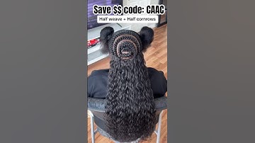 Half Cornrows Half Weave Tutorial 💎Versatile Sew In Weave | Step By Step Ft.@UlaHair