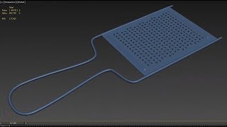 Grater. Timelapse 3D modeling