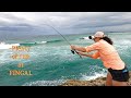 Awesome fishing at Fingal Head / NSW / Rock fishing