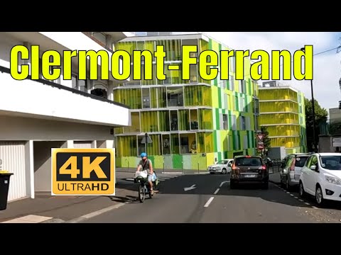 Clermont-Ferrand 4k - Driving- French region