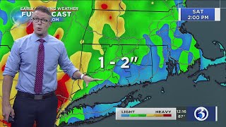 FORECAST: Storm with tropical potential expected to dump heavy rain on the state