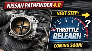 Nissan Pathfinder 4.0 Throttle Body Cleaning &amp; Removal (Step-by-Step) | Relearn Next Video