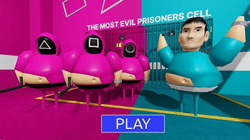 BARRY SQUID GAME 2 PRISON RUN (Obby) WALKTHROUGH FULL GAME #roblox #scaryobby (1080p)(2k)(4K