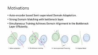 Semi-Supervised Domain Adaptation with Auto-Encoder via Simultaneous Learning