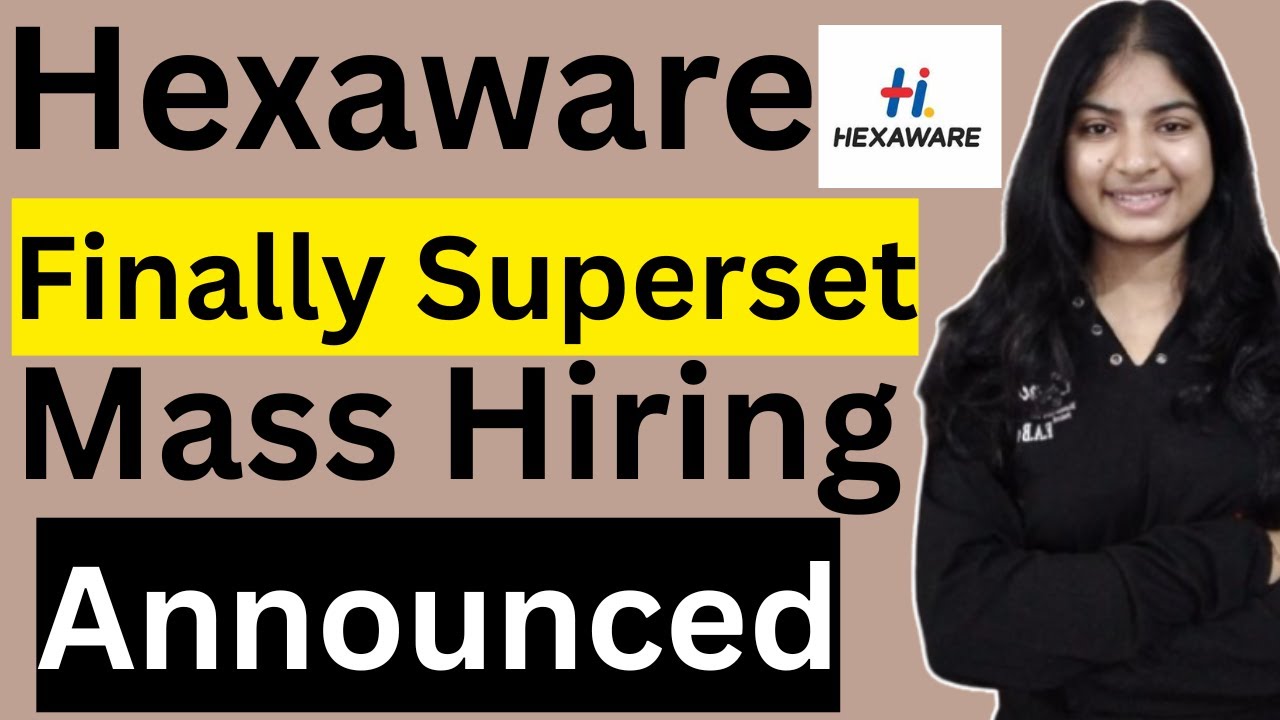 Hexaware Superset Off Campus Hiring 2025 | Graduate Engineer Trainee ...