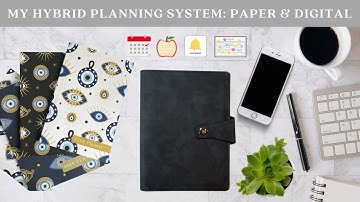 How I Use Paper + Digital Tools to Stay Organised | My Hybrid Planning System | Ekaterina Botziou