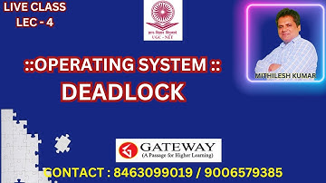 UGC NET TARGET JUNE 2025 COMPUTER SCIENCE & APPLICATIONS : OPERATING SYSTEMS LEC - 4  LIVE STREAMING