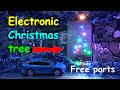 Christmas tree with free electronics parts diy electronics without arduino for beginners