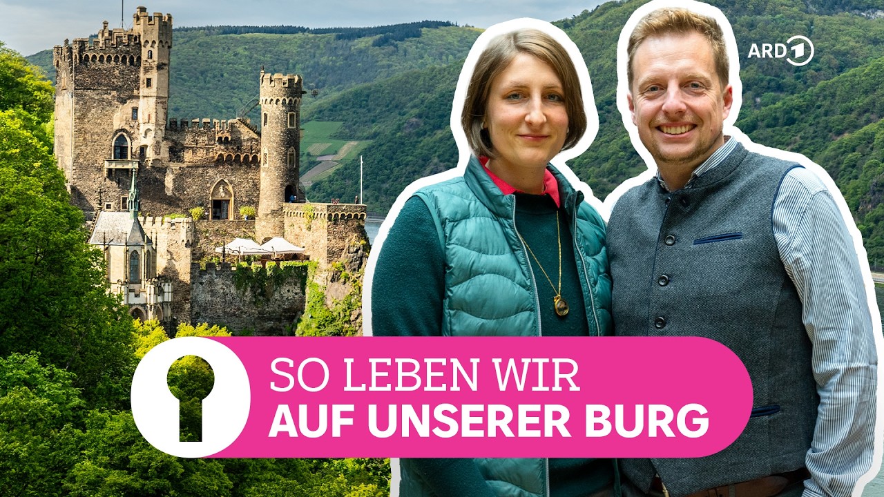 Unglaubliches Zuhause: Junge Familie wohnt auf einer Burg hoch über dem Rhein | ARD Room Tour